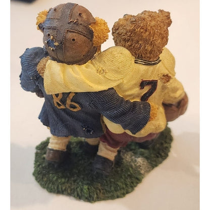Boyds Bears Friends Bearstone Figurine 28505 Football Players Jersey 7 86