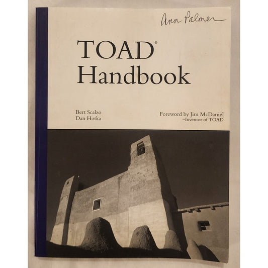 TOAD Handbook by Scalzo & Hotka Oracle Database Guide