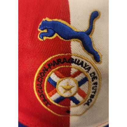 Puma Paraguay National Soccer Team Strapback Hat Cap Red White Blue APF