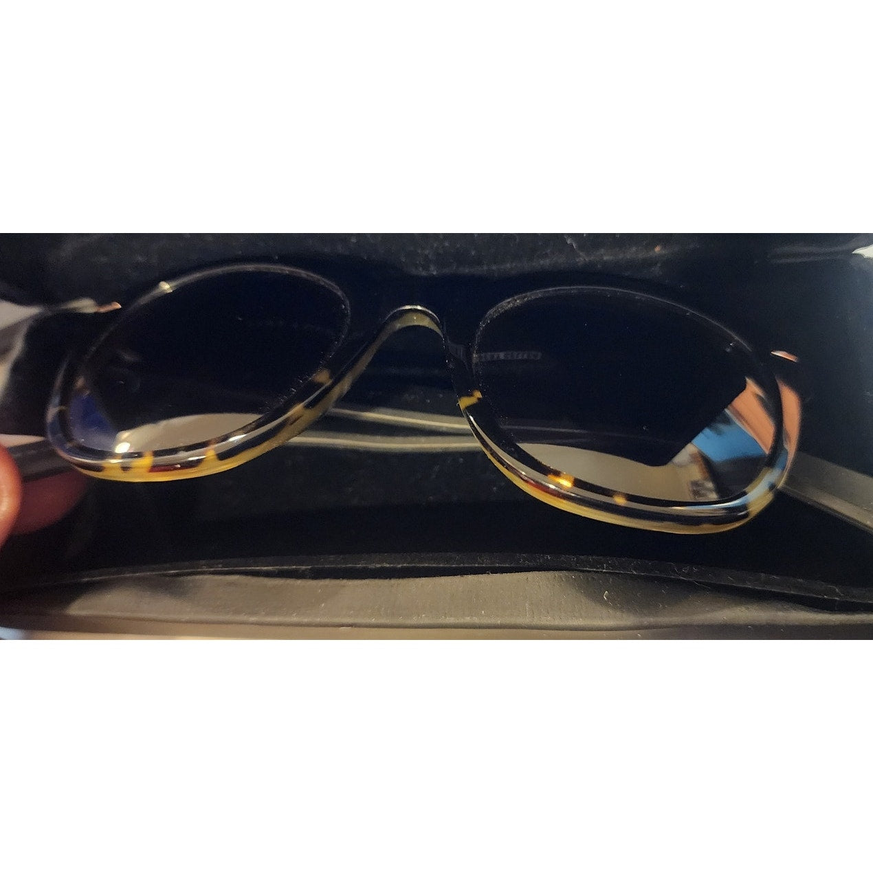Robert Geller x Five Four Tortoise Shell Sunglasses Classic Men Shades Case