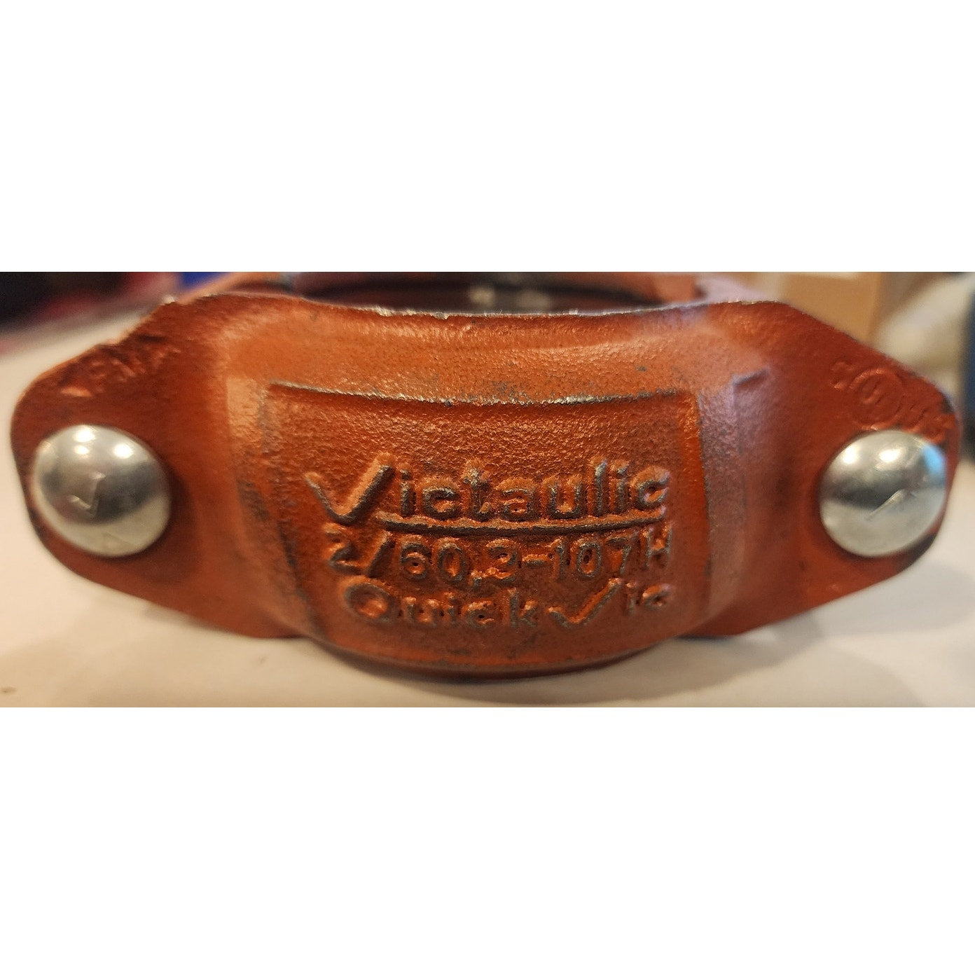 Victaulic Style 107H 2" QuickVic Rigid Pipe Grooved Coupling 2/60.3 Pre-Assembled