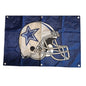 Dallas Cowboys NFL Banner Flag 36x24 Nylon Wall Decor Football Team Helmet Star