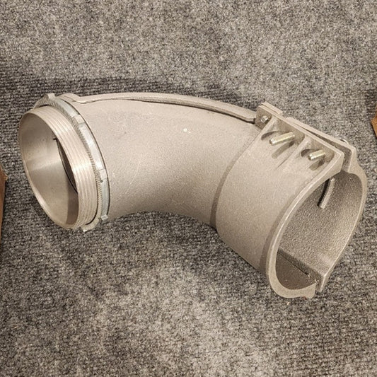Bridgeport 814-DC2 4 in. 90 Deg FMC Connector Flexible Metal Conduit Fitting NIB