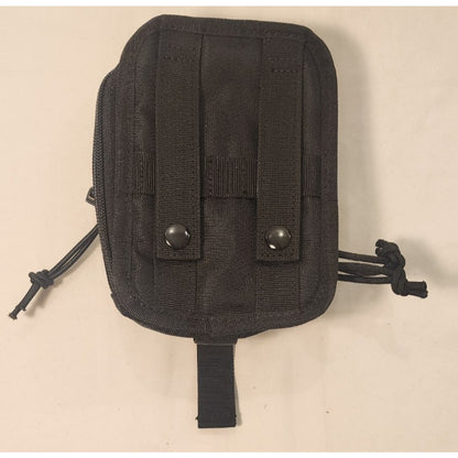 Small Pouch - Camera Bag - 7" X 5" - Micro Case - Multiple Compartments (Black)