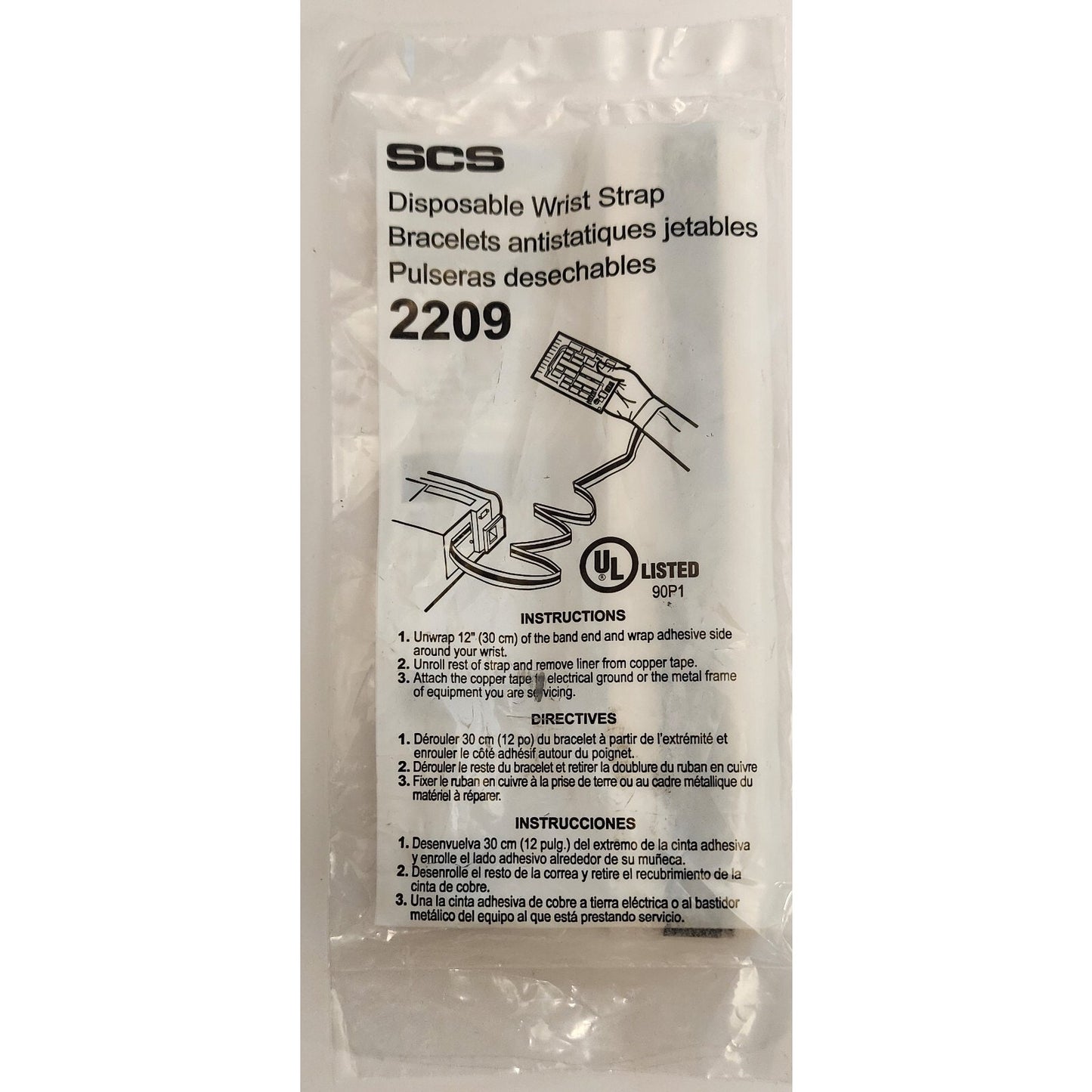 Static Control - Disposable Wrist Strap Bracelet - 2209