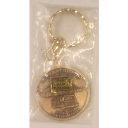 Vintage 1998 Layton City Fire EMS Headquarters Dedication Keychain Token NOS