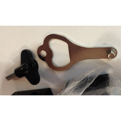 Sliding Window Locks - Black - Set of 4 - Hex keys included - Home, Office, Etc.
