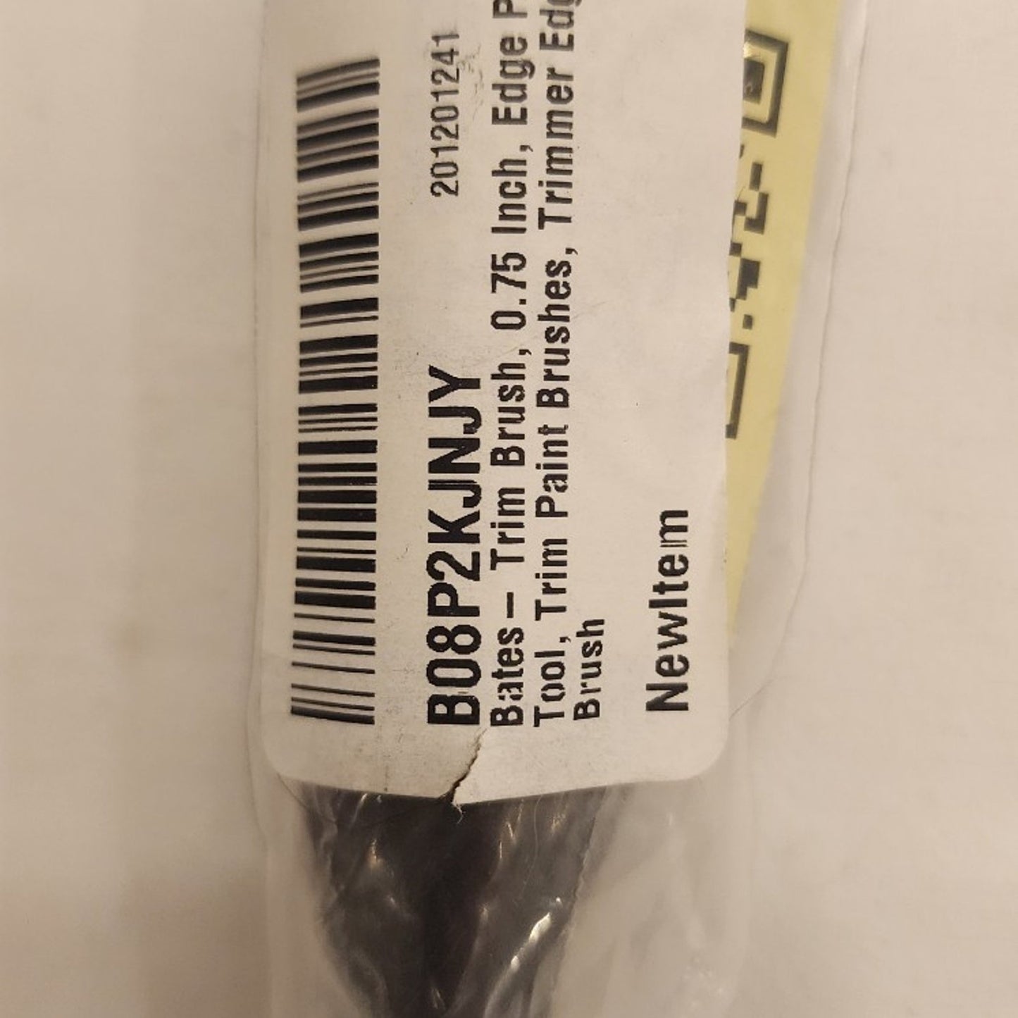 Bates Choice Pro - Trimmer Brush - 0.75 Inch Edger Painting Tool - Yellow-Black