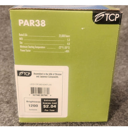 TCP Elite Series Dimmable PAR38 LED Flood Light Bulbs  6-Pack