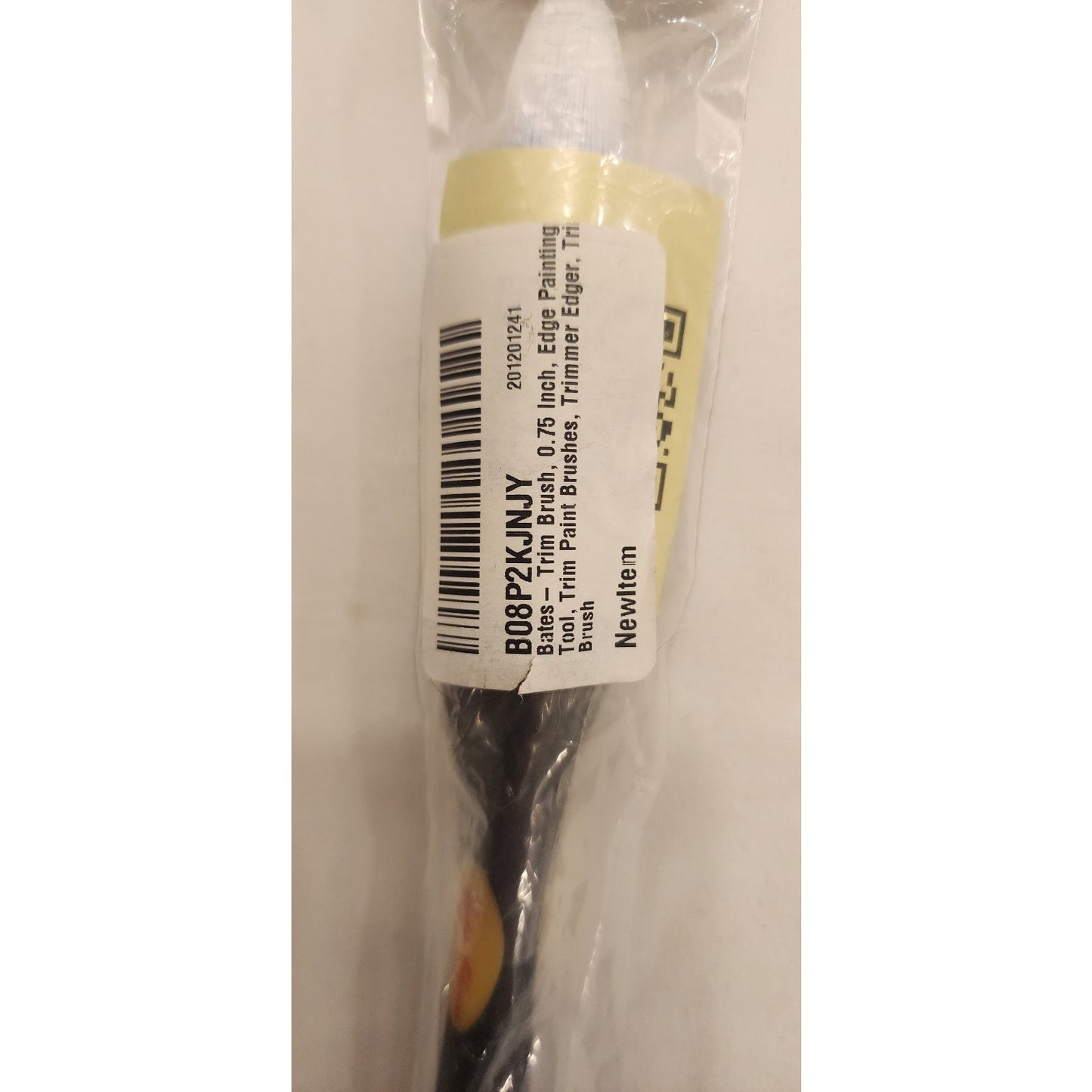 Bates Choice Pro - Trimmer Brush - 0.75 Inch Edger Painting Tool - Yellow-Black