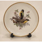 Kaiser W. Germany Porcelain Bird Plate 4" Gold Rim with Stand