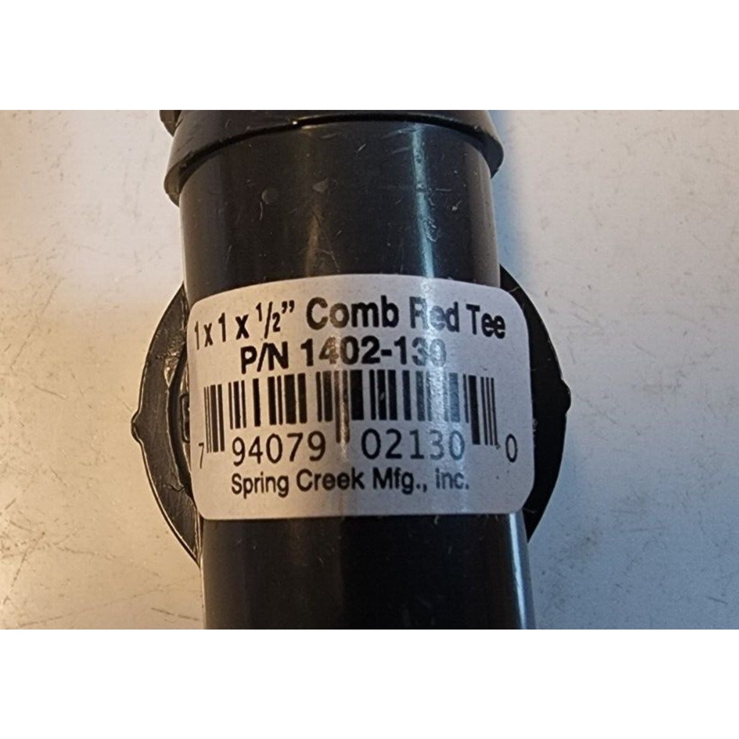 Box of 15, 1" x 1" x 1/2" Combo Reduction Tee - Spring Creek MFG. #1402-130