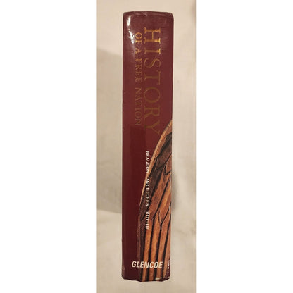 History of a Free Nation Hardcover Glencoe McGraw‑Hill Textbook 1993