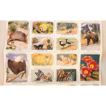 60 yrs Celebrating Conservation - National Wildlife Federation- 36 STAMPS - 1996