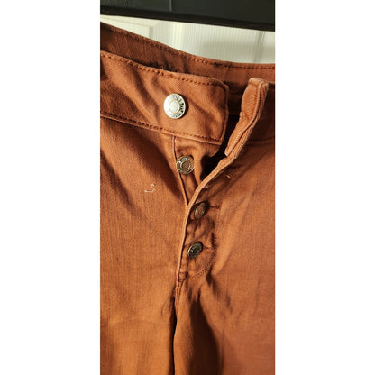 Maurices M Jeans XL Rust High Rise 4-Button Fly Stretch Denim