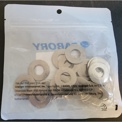Fabory Flat Washers 1/2" X 1.25" - pack of 25 - 22UG22 - 51410.050.005