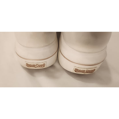 Skechers x Snoop Dogg Snoop One OG White Leather Women's Size 9 Slip-Ins