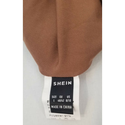 New Women's Shein - Brown - Crop Top with straps - L (8-10)