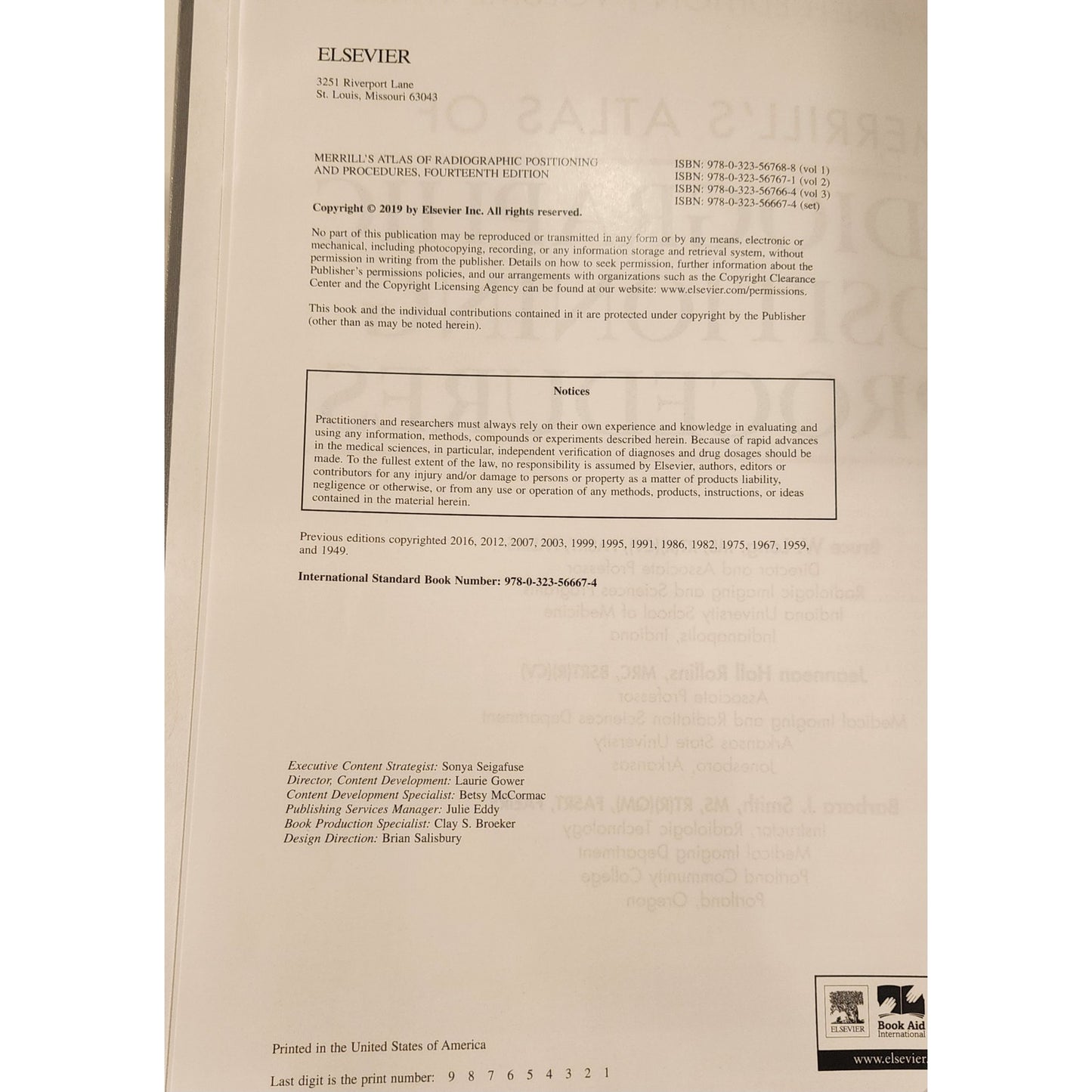 Merrill’s Atlas Radiographic Positioning & Procedures Vol 3 14th Edition