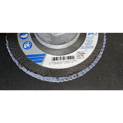 Norton Charger - Flap Disc - Blue 60G - type 27 - 4-1/2" - Free Shipping in USA