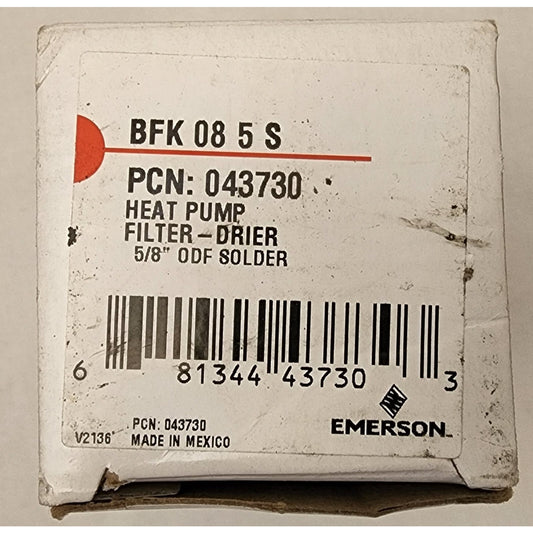 Emerson - BFK-085 S - Heat Pump Filter-Drier - PCN: 043730 - 5/8" ODF SOLDER