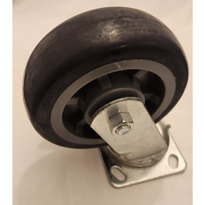 6 x 2 inch- Polyurethane -Caster Wheels -2 Stationary & 2 Swivel Locking - plate