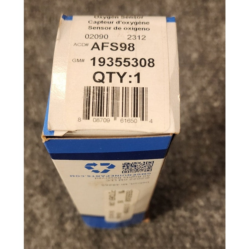 New OEM GM ACDelco Heated Oxygen O2 Sensor AFS98 19355308 Camaro Trans Am V8