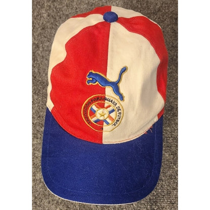 Puma Paraguay National Soccer Team Strapback Hat Cap Red White Blue APF