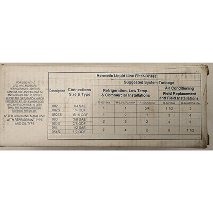 Emerson - BFK-085 S - Heat Pump Filter-Drier - PCN: 043730 - 5/8" ODF SOLDER