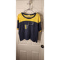 ’47 Brand Utah Jazz Tee XL Colorblock Yellow Navy Basketball Logo