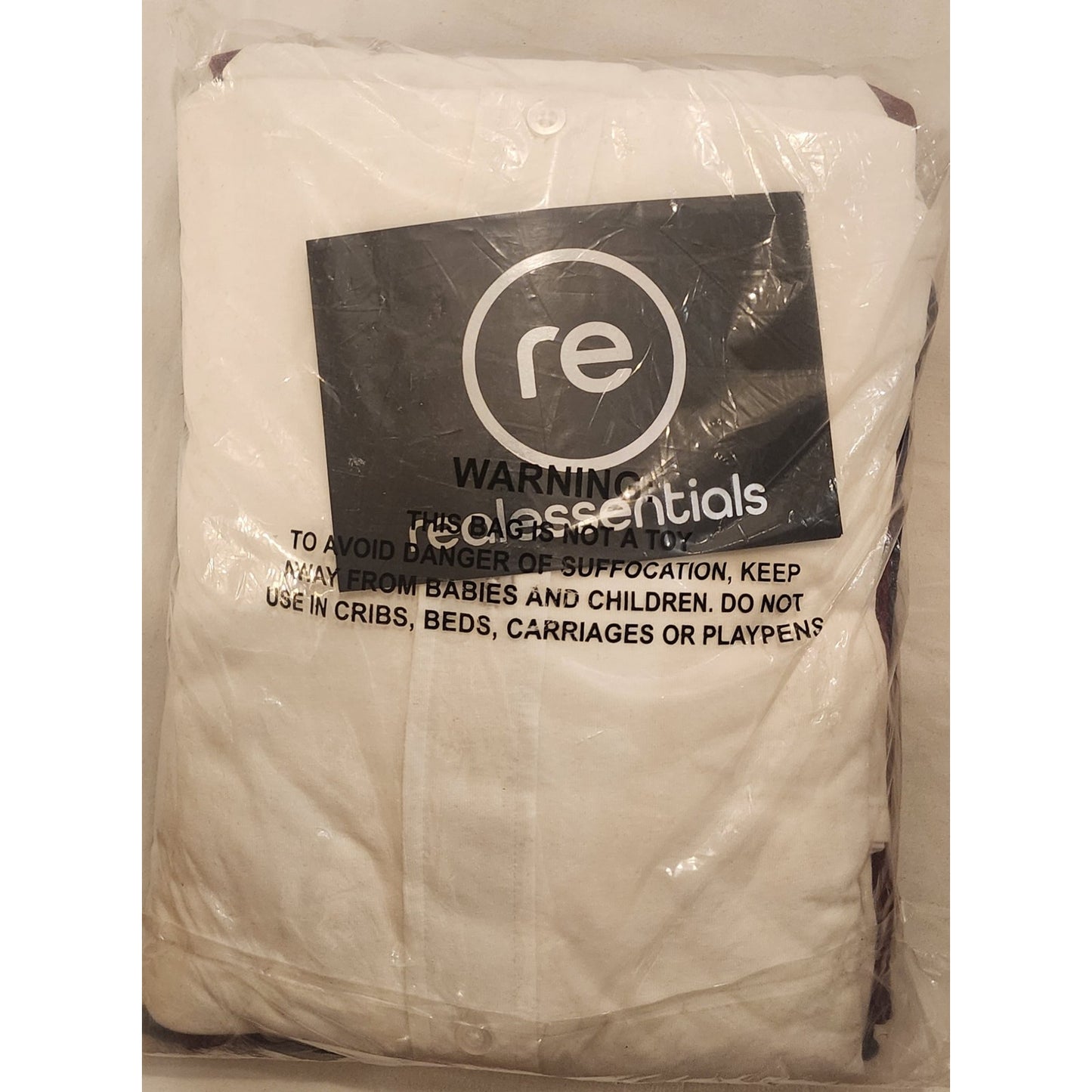 Real Essentials Men’s Jersey Button‑Up LS Shirts 3‑Pack – 3XL – NEW