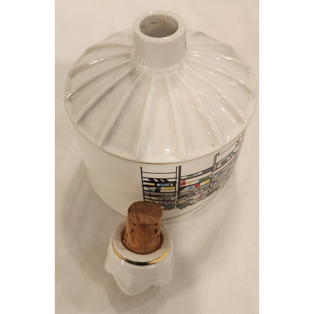 1974 Seattle Stadium Porcelain Decanter Clem Harvey Northwest Wonders