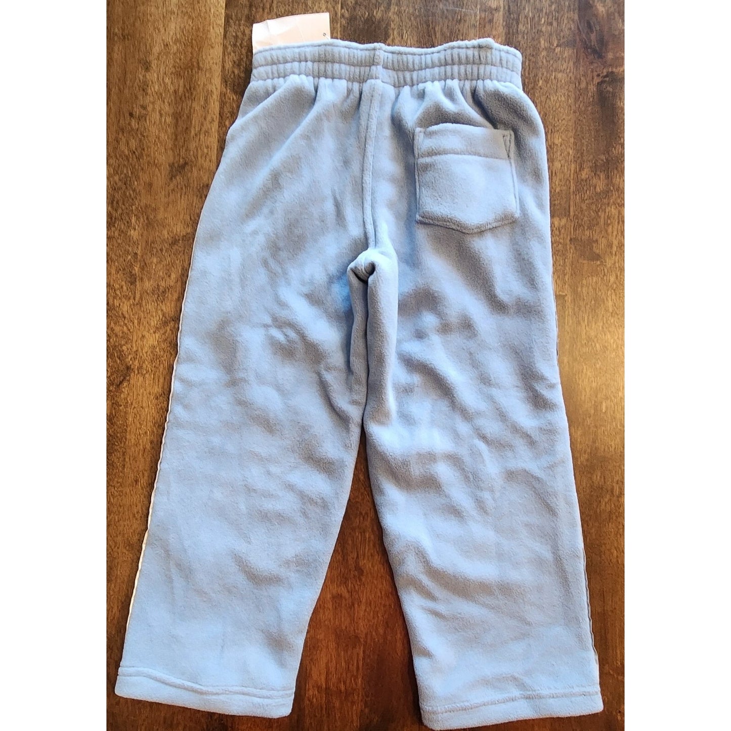 OLD NAVY KIDS Fleece Pants - Light Blue w Navy Stripes - Size 4T - Pocket