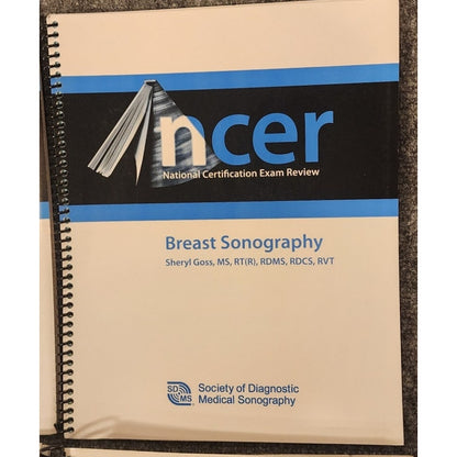 NCER Ultrasound Review Manuals 4 Book Set Cardiac Vascular 2009