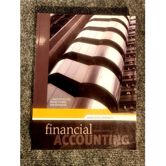 Financial Accounting 2nd Edition Connect Card Unused Softcover