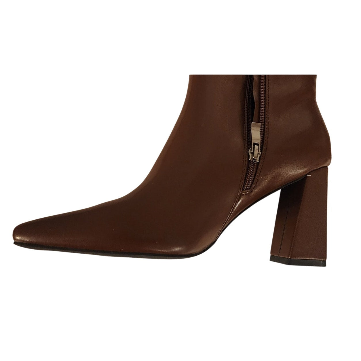 Meolee Chunky Heel Knee High Boots Brown Size 9 – New (No Box)