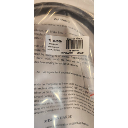 Copied - Ultra Premium Brake Hose - 38898 - 17 in. - New in Package - NAPA