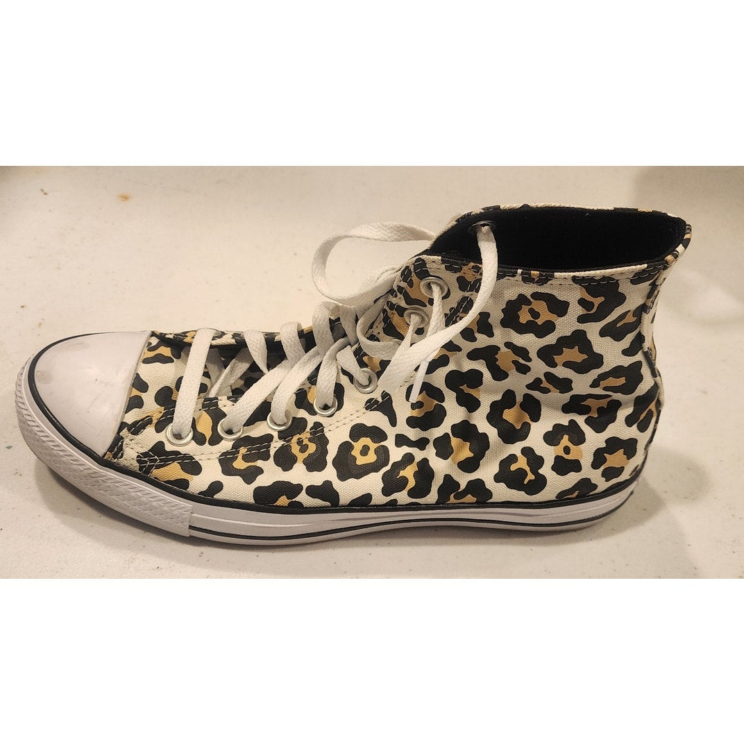 Converse Chuck Taylor All Star Leopard Print High Top Sneakers Womens 11 Mens 9