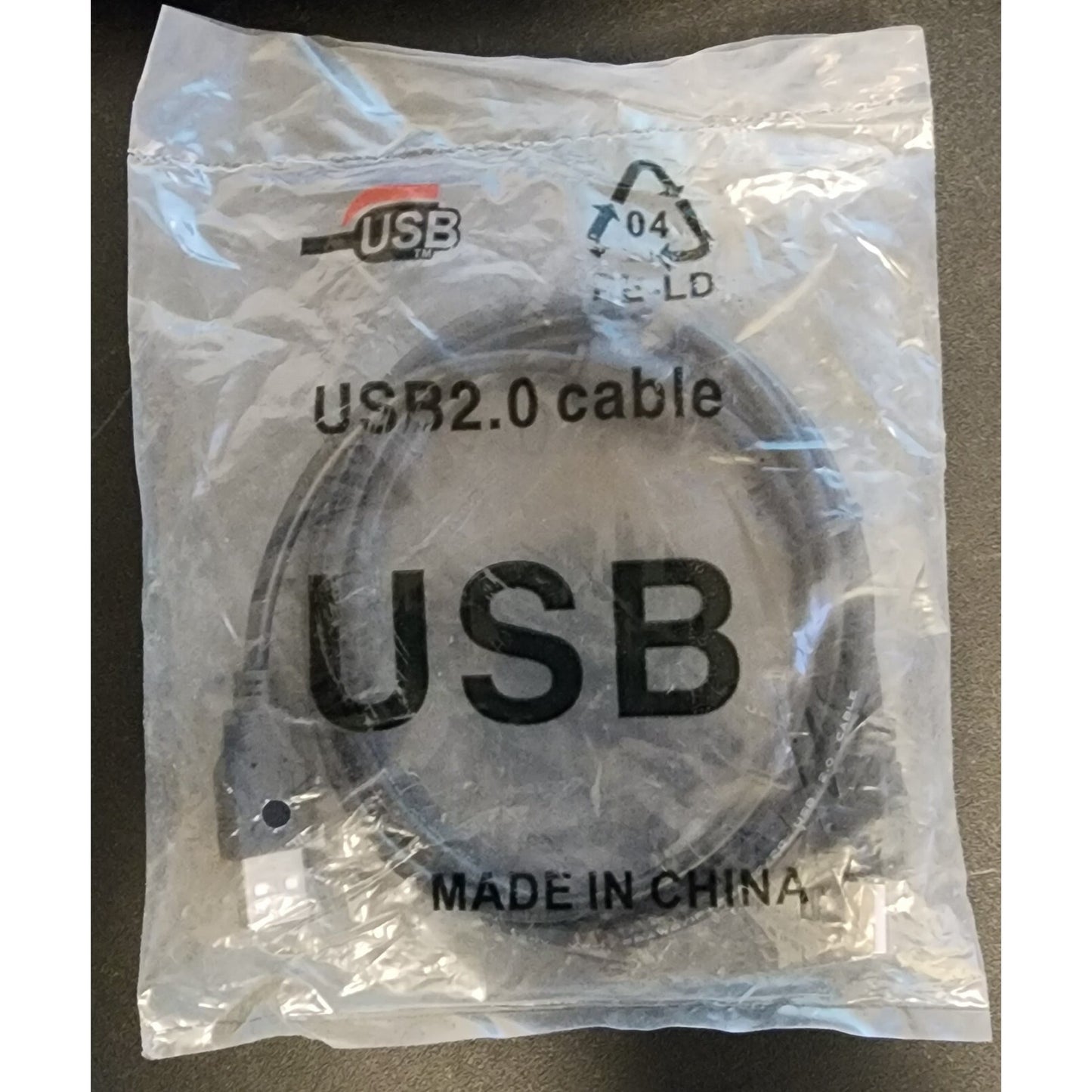USB 2.0 Cable - USB Type A Male to Type B Printer- 6Ft
