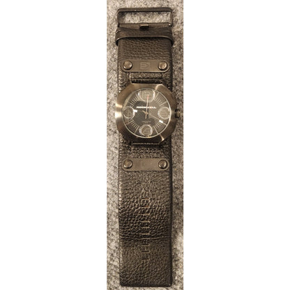 Rockwell Timekeeper Watch Mens Stainless Steel 50m Quartz Analog Black Dial