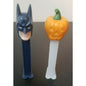 LOT OF TWO PEZ CANDY DISPENSERS BATMAN AND Pumpkin head