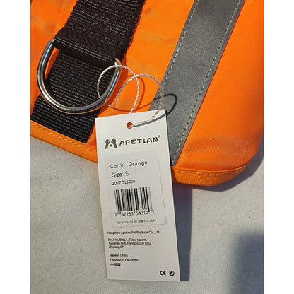 Apetian Dog Life Preserver/Jacket /Life Vest/ Floatation Swimming - Size Small