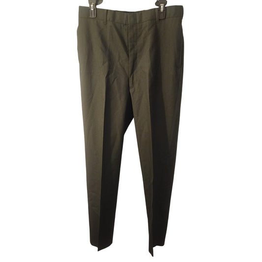 DSCP US Army Military Dress Trousers Wool Blend Serge Green AG-489 Size 33XL