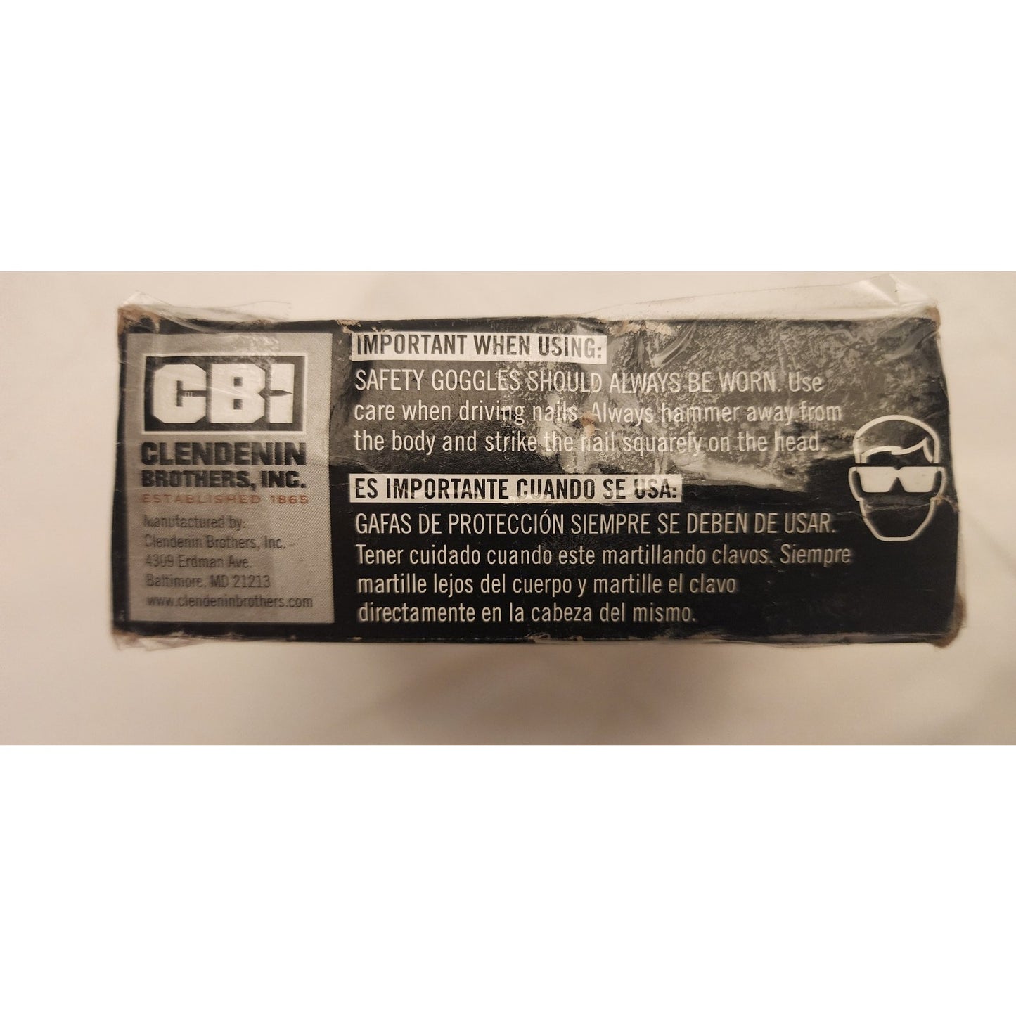 CBI Stainless Steel Trim Nails 1-1/4 In. .15GA. Ring Barb - t304 - 1lb - Gray
