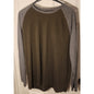George Mens 2XL Long Sleeve Crewneck T-Shirt Plain Casual Basic Tee