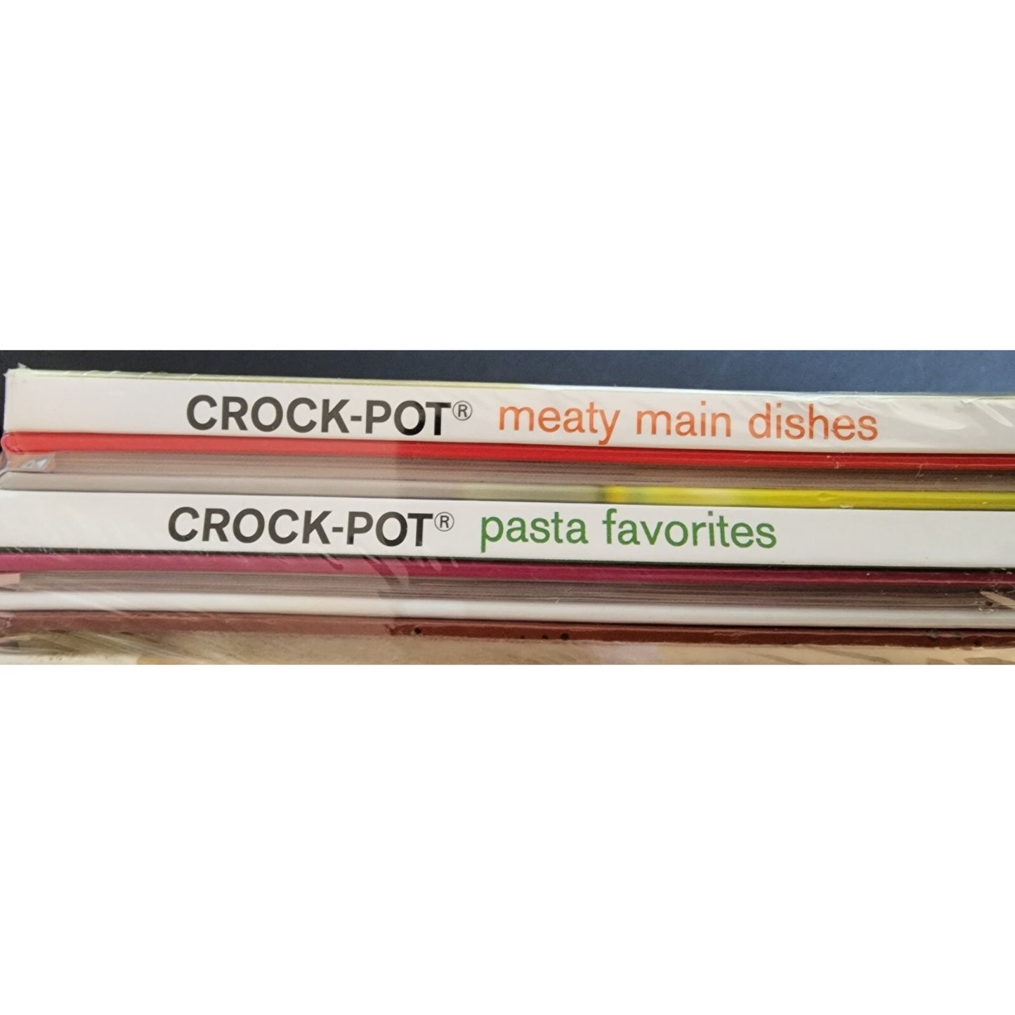 (5) Crock Pot Cooking Books - Sensational, Meaty, Sandwiches, Breakfast, Pasta