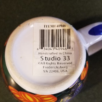 Set of 2 - Studio 33 Halloween Mugs - New