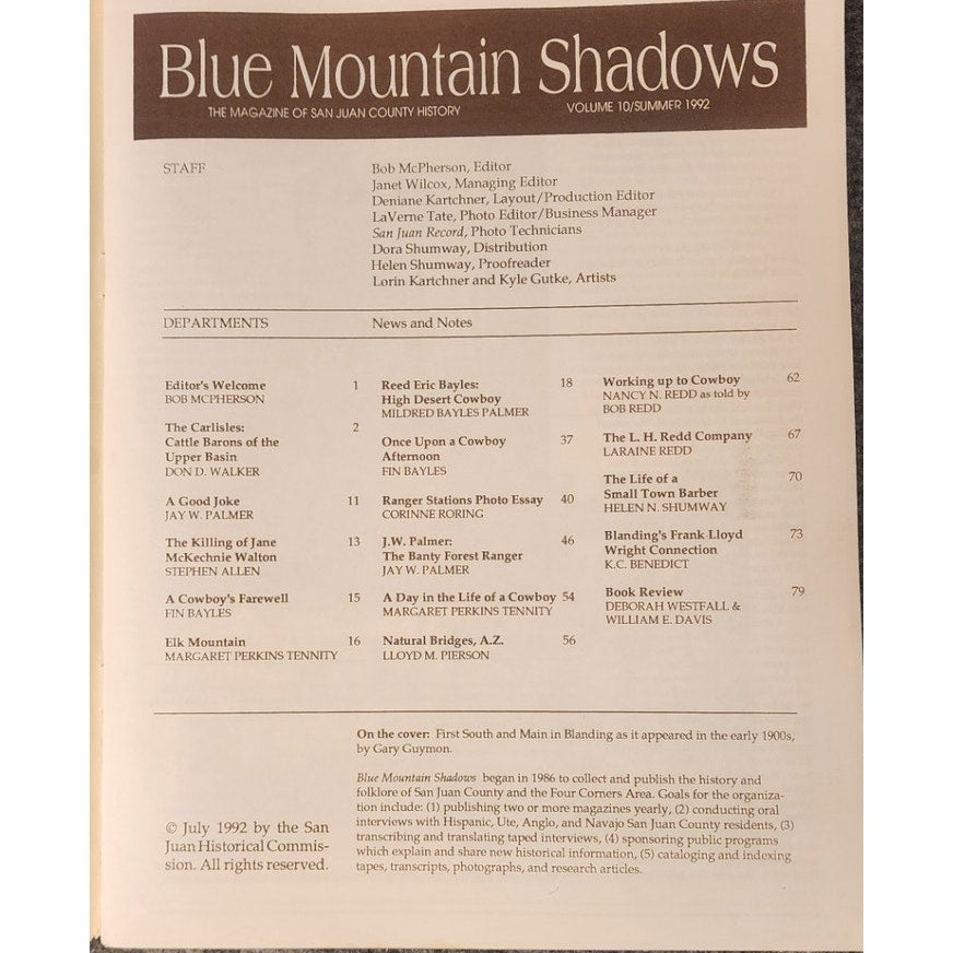 Vintage Utah & Arizona Regional History Books Quartzsite Pioneer Blue Mountain