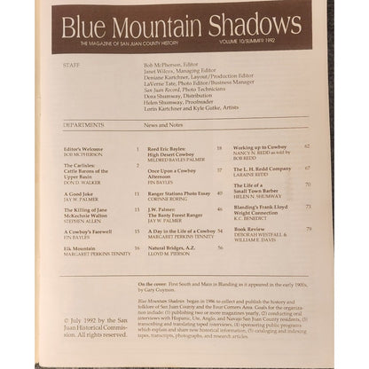 Vintage Utah & Arizona Regional History Books Quartzsite Pioneer Blue Mountain