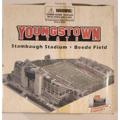 2007 YSU Youngstown State Stambaugh Stadium Beede Field Replica Model Boxed